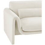 Sloan Velvet Upholstered Chair in Cream