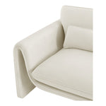 Sloan Velvet Upholstered Chair in Cream