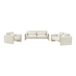 Sloan Velvet Upholstered Chair in Cream