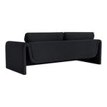 Sloan 86" Velvet Upholstered Sofa in Black