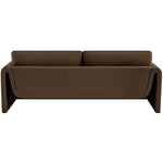 Sloan 86" Velvet Upholstered Sofa in Brown