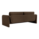 Sloan 86" Velvet Upholstered Sofa in Brown
