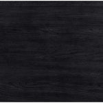 Astrid Solid Wood And Oak Veneer Mirror in Black
