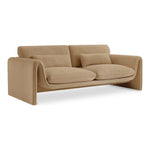 Sloan 86" Velvet Upholstered Sofa in Camel