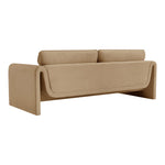 Sloan 86" Velvet Upholstered Sofa in Camel