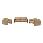 Sloan 86" Velvet Upholstered Sofa in Camel