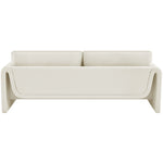 Sloan 86" Velvet Upholstered Sofa in Cream