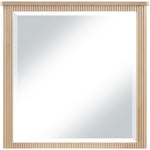 Astrid Solid Wood And Oak Veneer Mirror in Natural