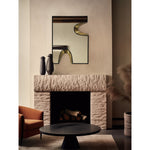 Soleil Gold Accent Mirror in Black