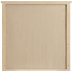Astrid Solid Wood And Oak Veneer Mirror in Natural