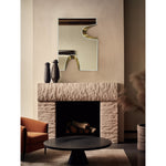 Soleil Gold Accent Mirror in Cream