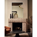Soleil Gold Accent Mirror in Cream