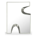 Soleil Silver Accent Mirror in Cream