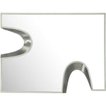 Soleil Silver Accent Mirror in Cream