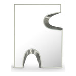 Soleil Silver Accent Mirror in Cream