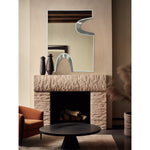 Soleil Silver Accent Mirror in Cream
