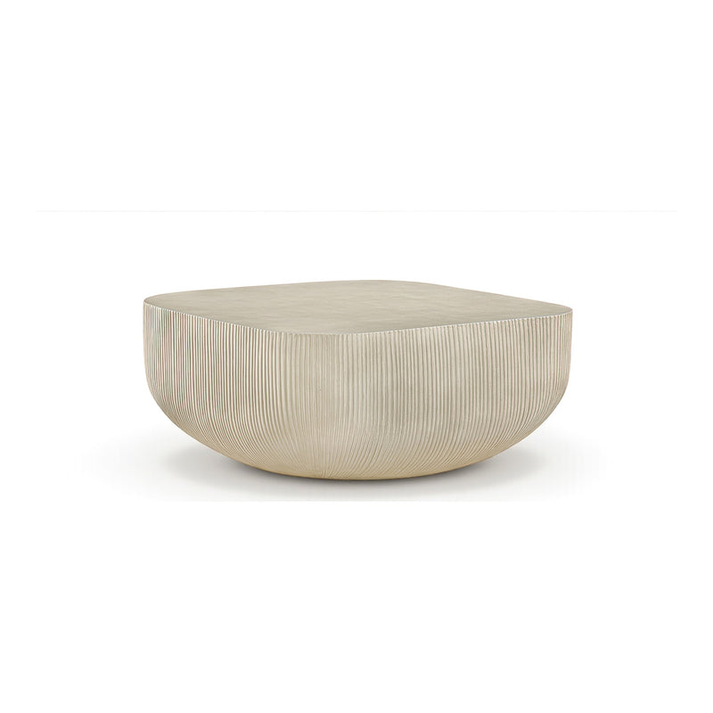 Sonara Concrete Indoor/Outdoor Coffee Table in Beige