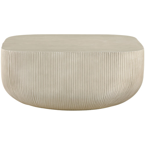 Sonara Concrete Indoor/Outdoor Coffee Table in Beige
