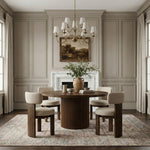 Atelier Vegan Leather Upholstered Dining Chair in Beige