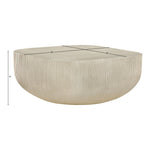 Sonara Concrete Indoor/Outdoor Coffee Table in Beige
