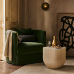 Sonara Concrete Indoor/Outdoor End Table in Beige