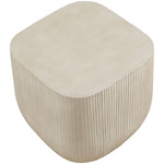 Sonara Concrete Indoor/Outdoor End Table in Beige