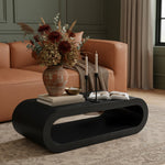 Sono Paper Veneer Coffee Table in Black
