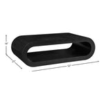 Sono Paper Veneer Coffee Table in Black