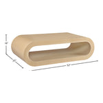 Sono Paper Veneer Coffee Table in Natural