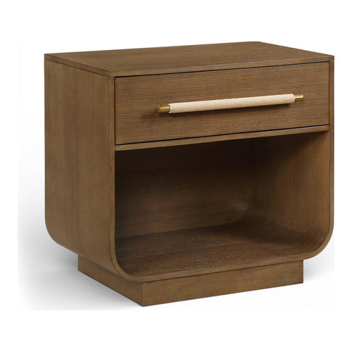 Sorell Solid Wood Night Stand in Brown
