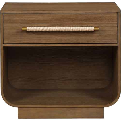 Sorell Solid Wood Night Stand in Brown