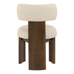 Atelier Vegan Leather Upholstered Dining Chair in Beige