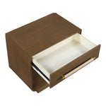 Sorell Solid Wood Night Stand in Brown