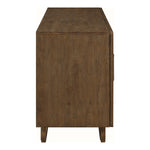 Sova Solid Wood And Oak Veneer Sideboard/Buffet in Brown