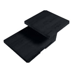 Spencer Solid Wood And Oak Veneer 2pc. Coffee Table in Black