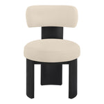 Atelier Vegan Leather Upholstered Dining Chair in Beige