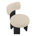 Atelier Vegan Leather Upholstered Dining Chair in Beige