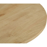 Spherical Acacia Wood Coffee Table in Natural