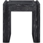 Stanton Oak Veneer And Solid Wood End Table in Black