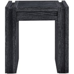 Stanton Oak Veneer And Solid Wood End Table in Black