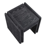Stanton Oak Veneer And Solid Wood End Table in Black