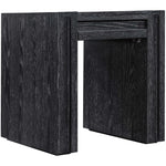Stanton Oak Veneer And Solid Wood End Table in Black