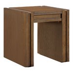 Stanton Oak Veneer And Solid Wood End Table in Brown