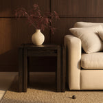 Stanton Oak Veneer And Solid Wood End Table in Brown