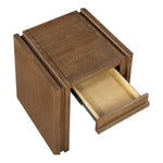 Stanton Oak Veneer And Solid Wood End Table in Brown