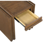 Stanton Oak Veneer And Solid Wood End Table in Brown