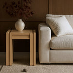 Stanton Oak Veneer And Solid Wood End Table in Natural