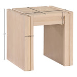 Stanton Oak Veneer And Solid Wood End Table in Natural