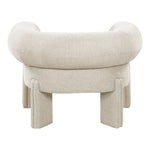 Stefano Fabric Upholstered Accent Chair in Beige