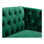 Michelle Velvet Upholstered Chair in Green